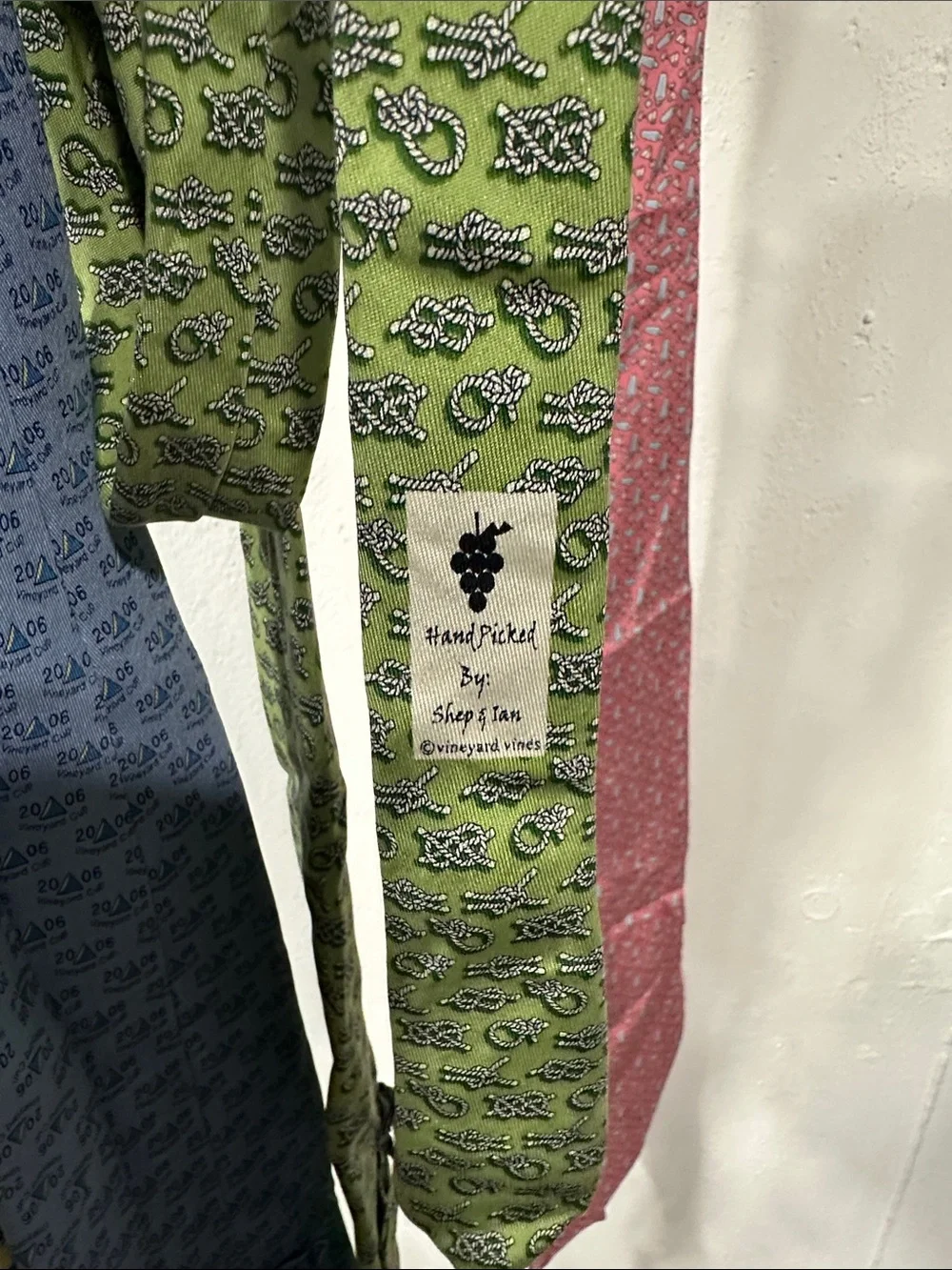 Men's Burberry and vineyard vines Tie - and silk scarf Vineyard cup 2006